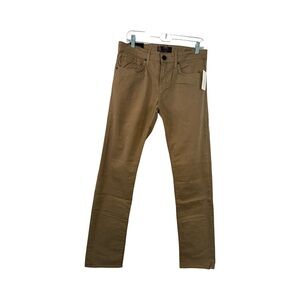 NWT J Brand Men’s Kane Straight Leg Double Weave Twill Tan Size 30/33